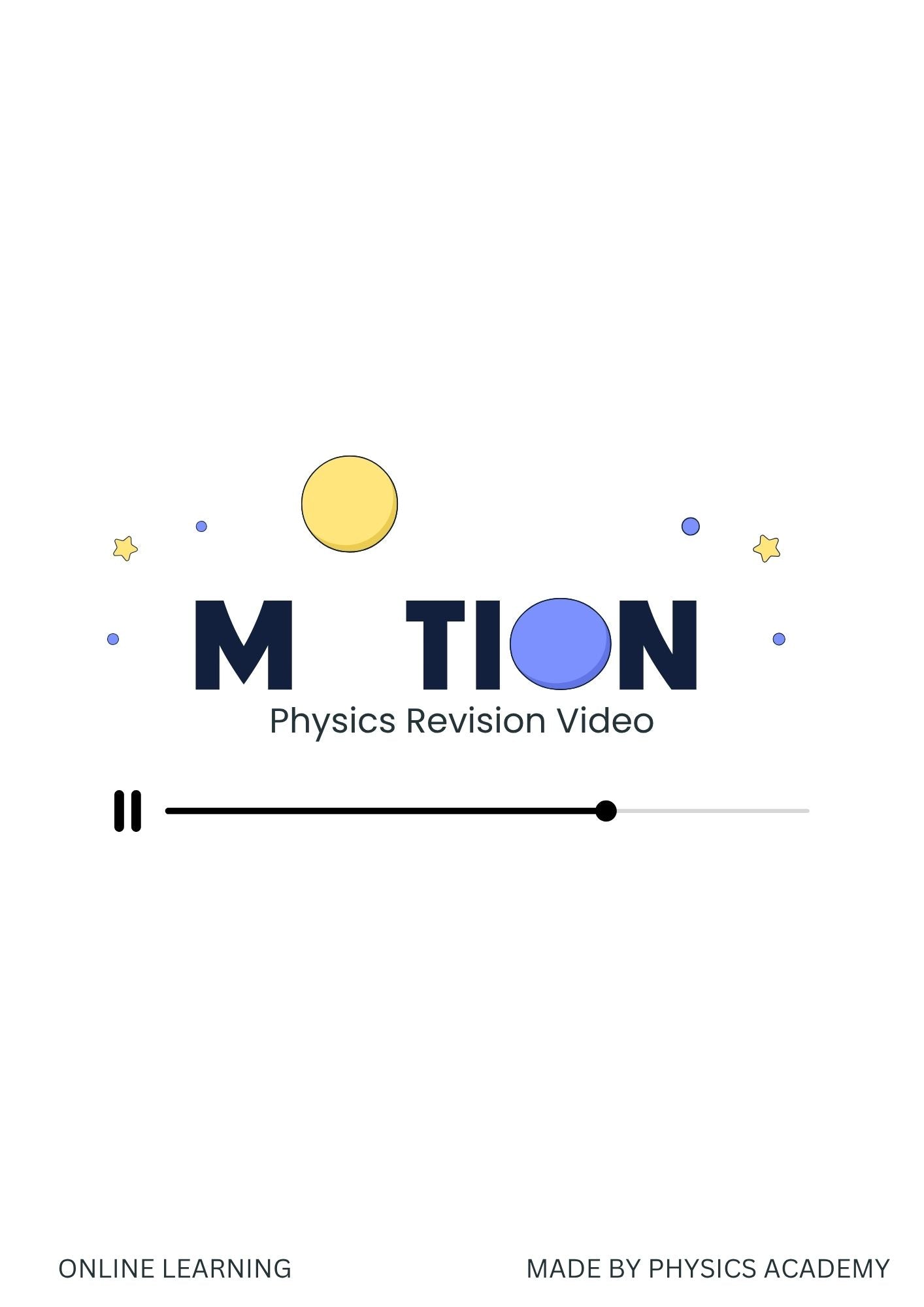 Revision Video: Linear Motion (O-Level)