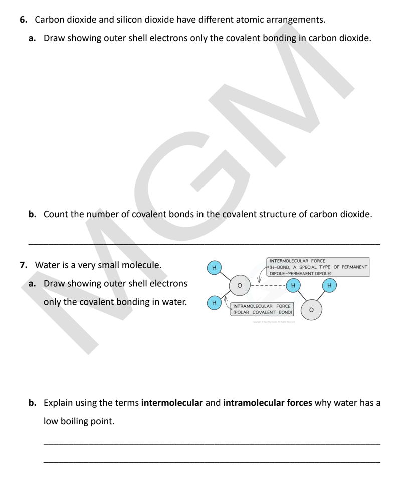 Year 9 Chemistry Revision Booklet