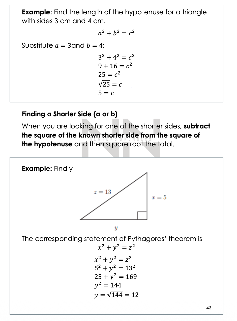 Mathematics Short Notes Year 10