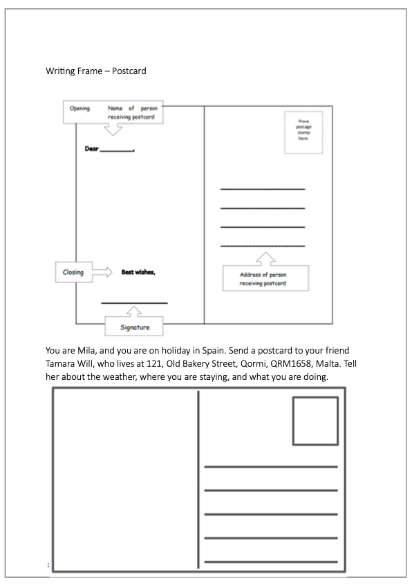English Creative Writing year 4-6