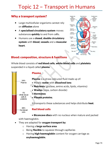 Biology Short Notes