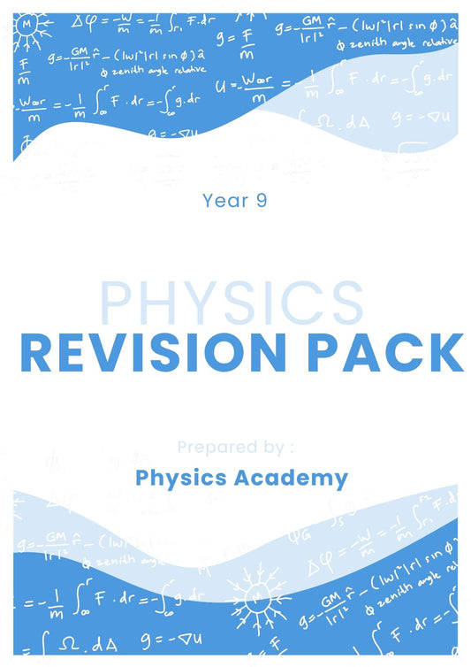 Summer Revision Booklet Year 9