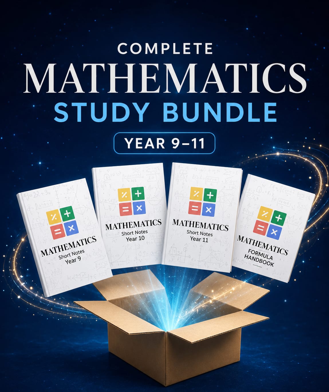 Complete Mathematics Study Bundle| Year 9-11