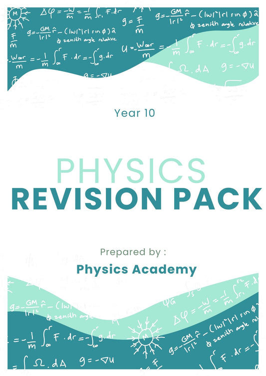 Summer Revision Booklet Year 10