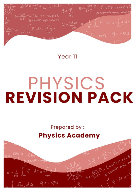 Summer Revision Booklet Year 11