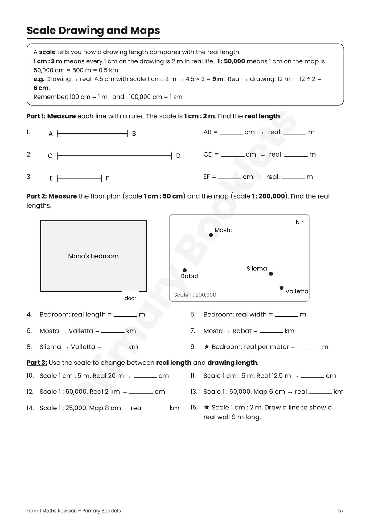 Maths Revision Booklet | Year 7