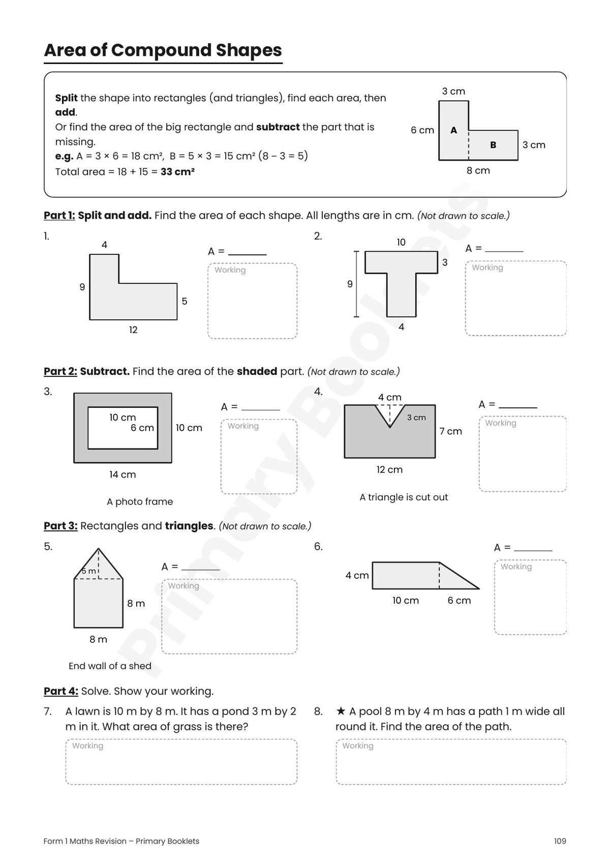 Maths Revision Booklet | Year 7