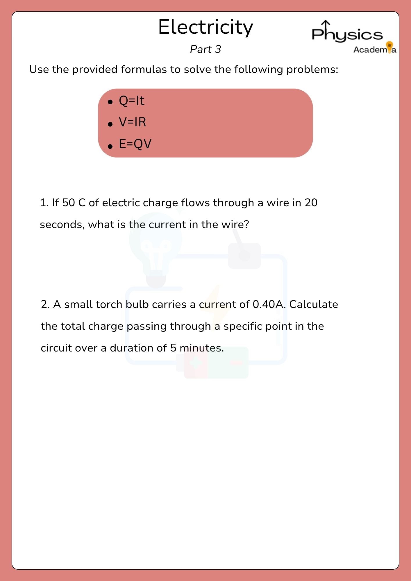Summer Revision Booklet Year 11