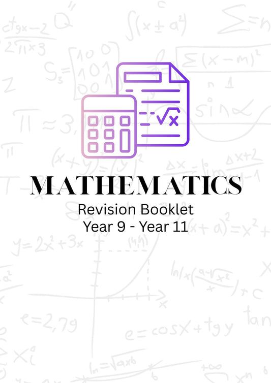 Mathematics Revision Booklet - O'Level