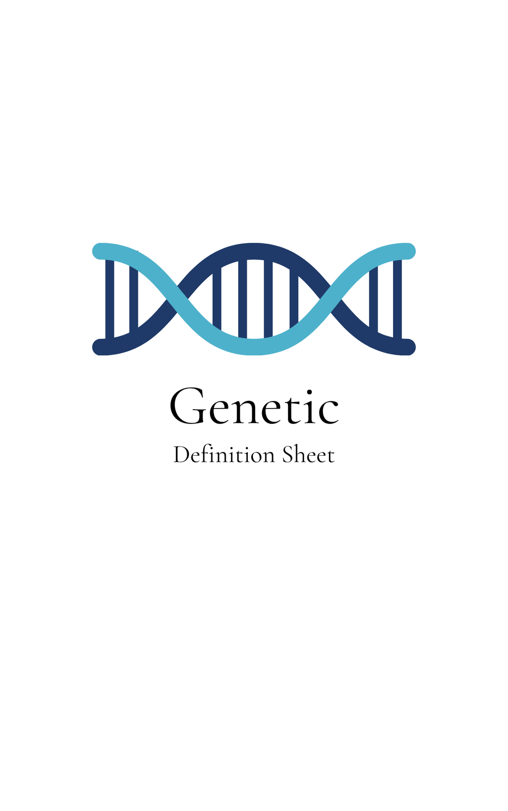 Genetics Definition Sheet O'Level – Physics Academy