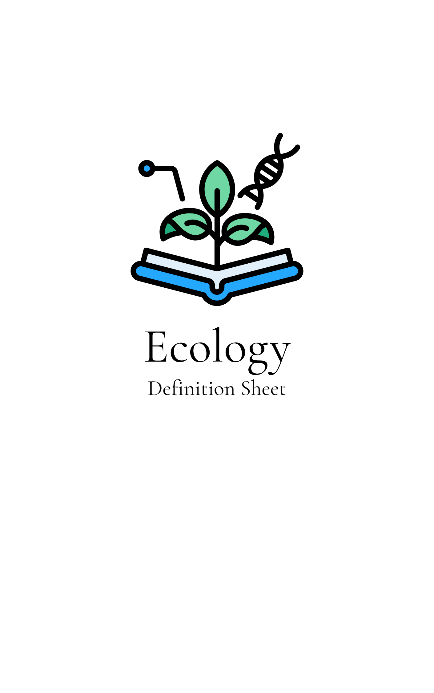 Ecology Definition Sheet O'Level