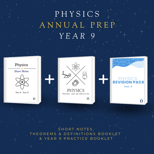 MEGA Physics Study Bundle Year 9 | O-Level Physics