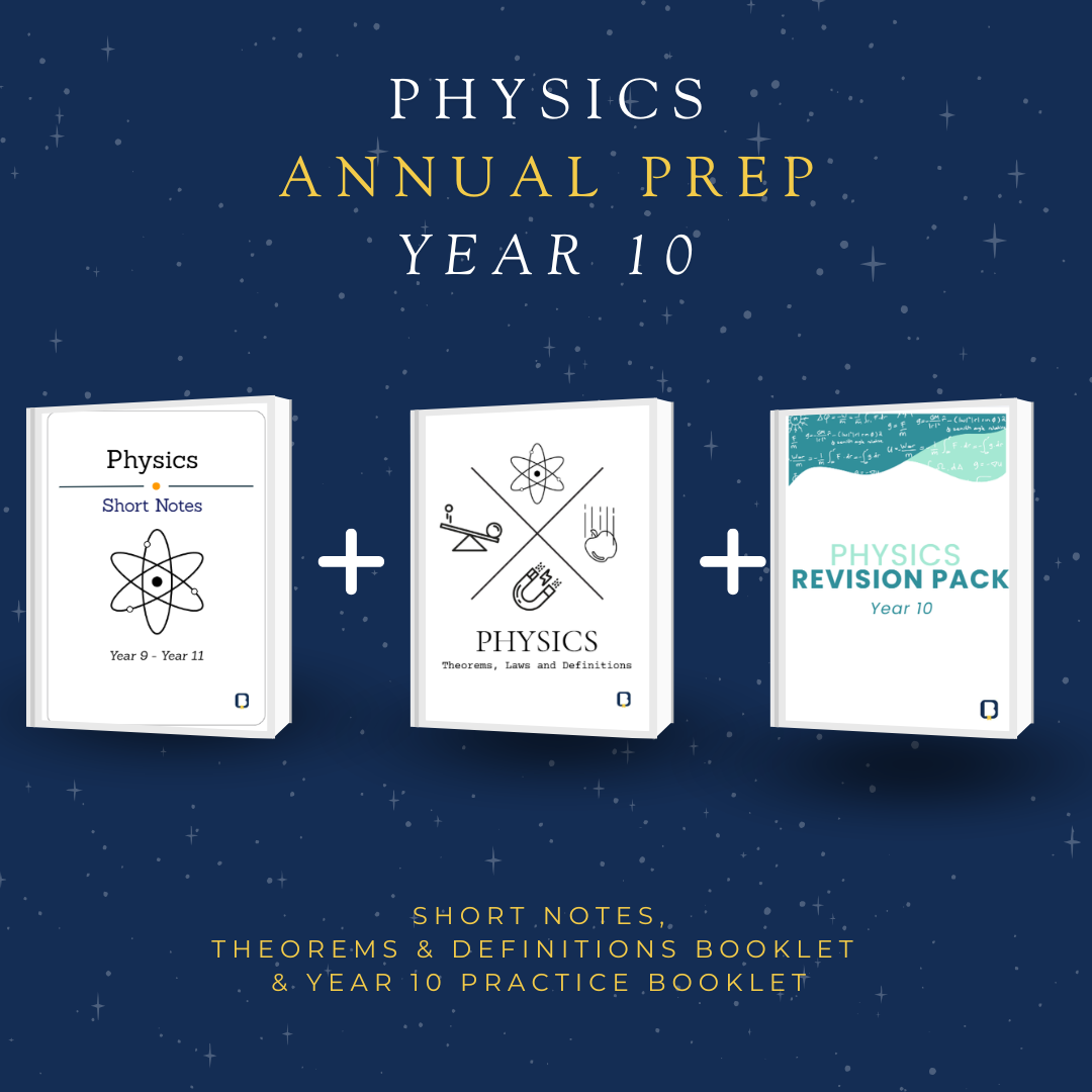 MEGA Physics Study Bundle Year 10 | O-Level Physics