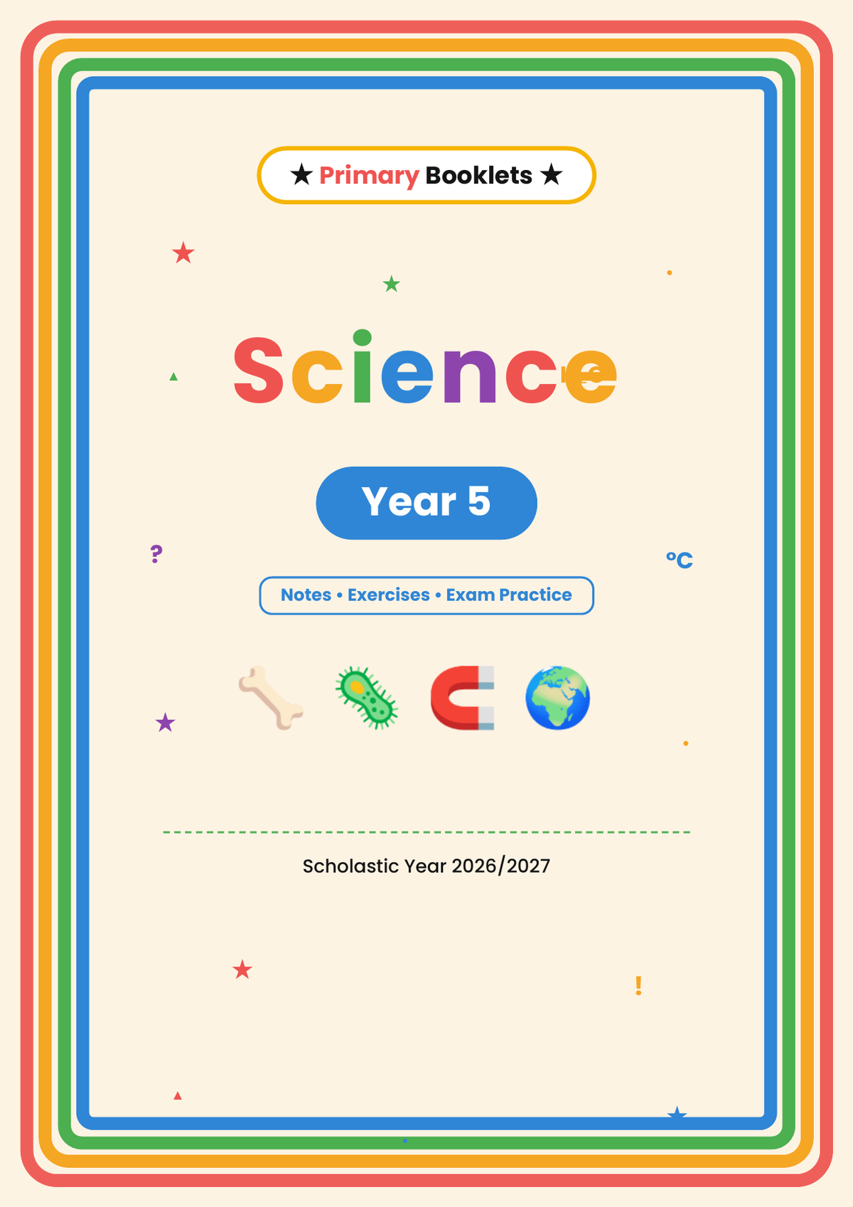 Science Notes & Exercises | Year 5
