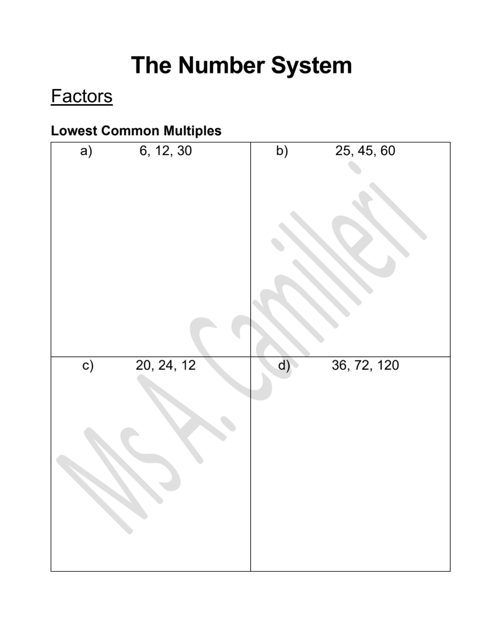 Mathematics Practice Exercises year 9 (3-3*)