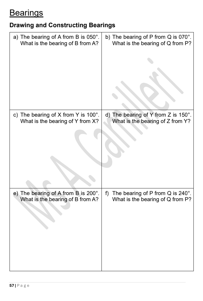 Mathematics Practice Exercises year 10 (2-3)