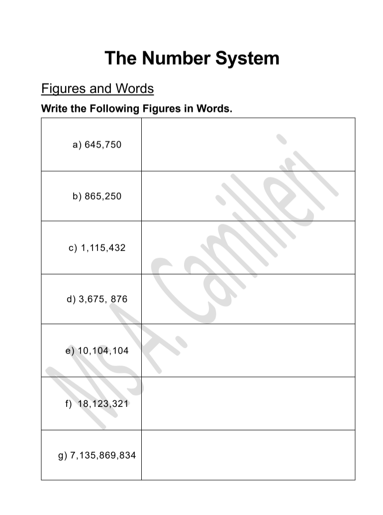Mathematics Practice Exercises Form 1