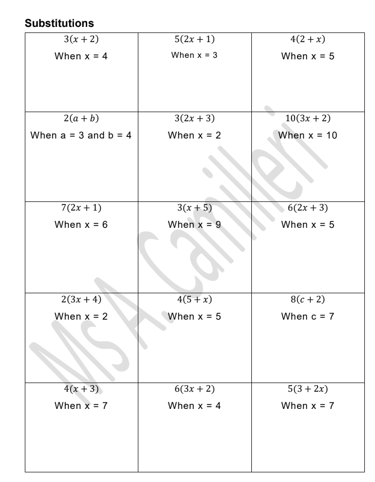 Mathematics Practice Exercises Form 1