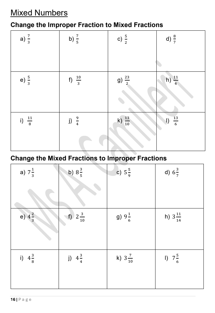 Mathematics Practice Exercises Form 2