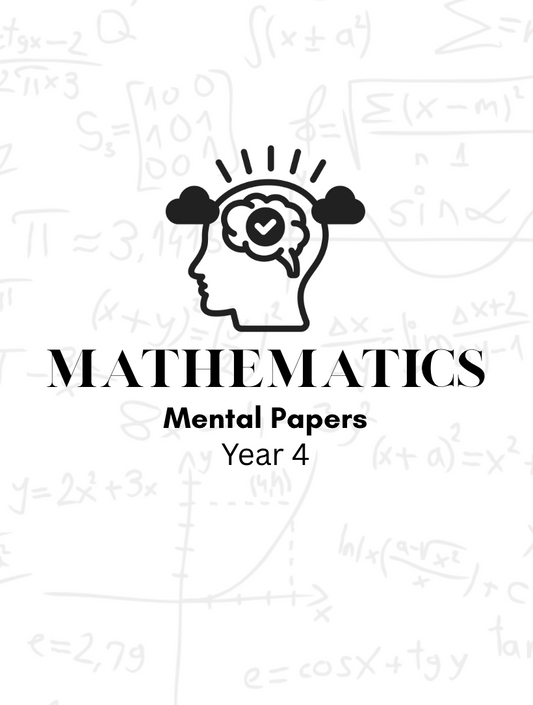 Maths Mental Paper Booklet year 4