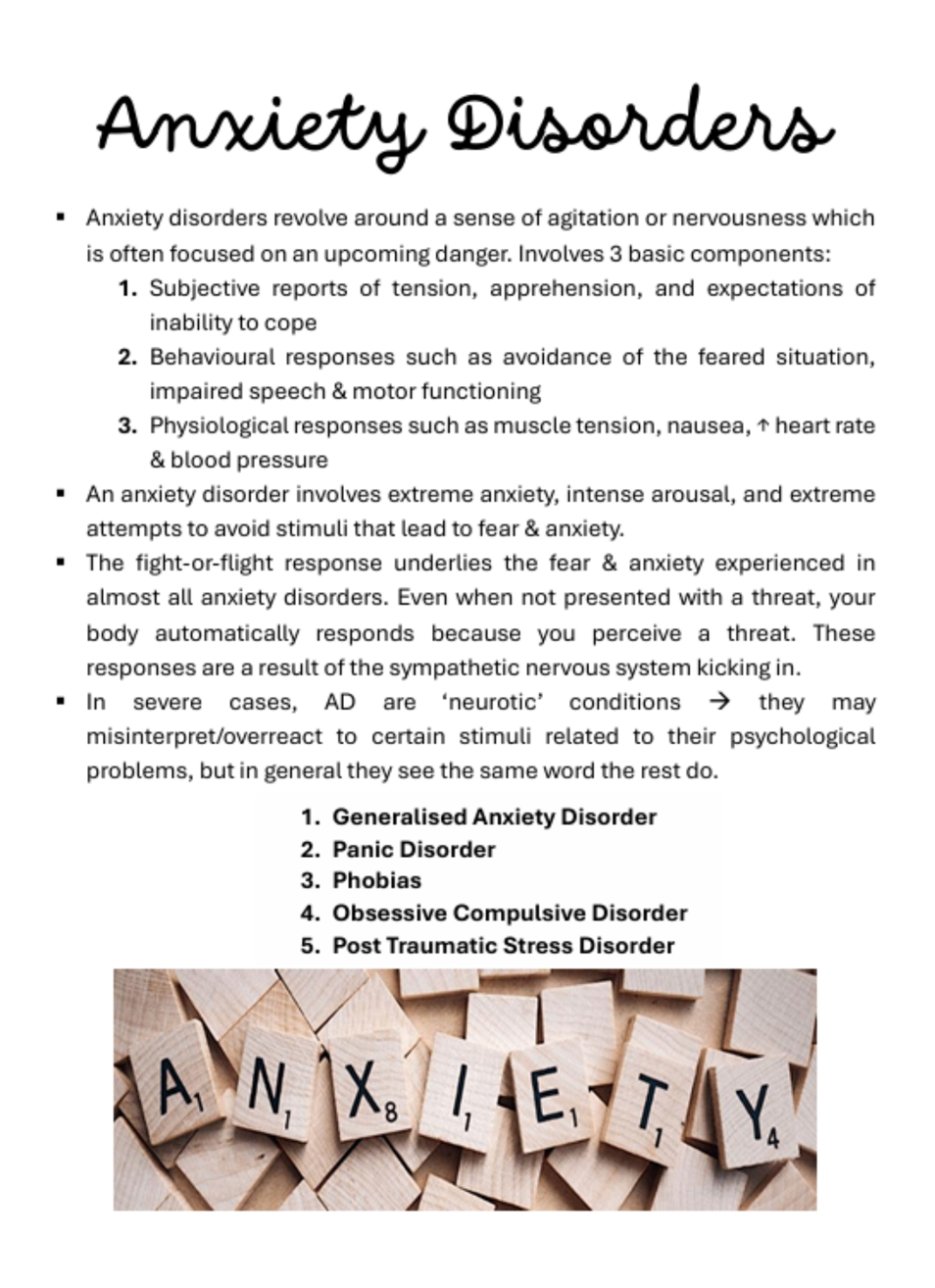 Psychology Intermediate | Notes