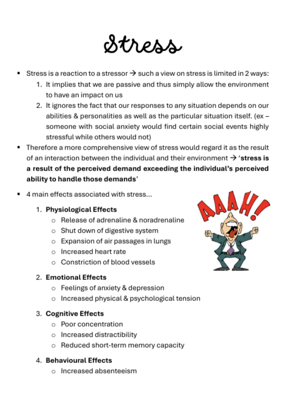 Psychology Intermediate | Notes