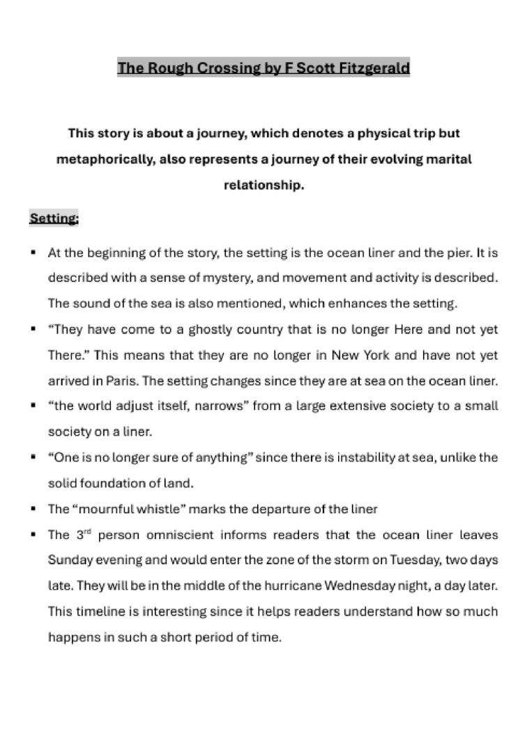 English Intermediate | Literature, Grammar and Writing Notes