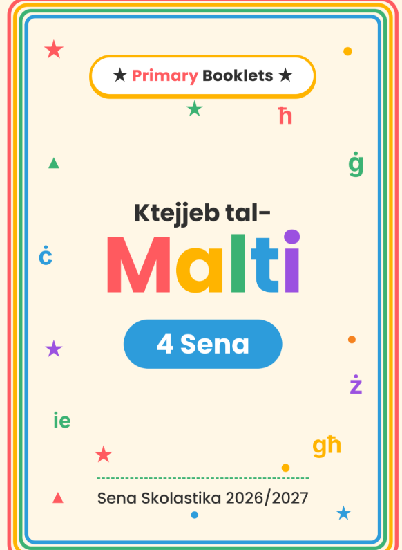 Maltese Revision Booklet | Year 4
