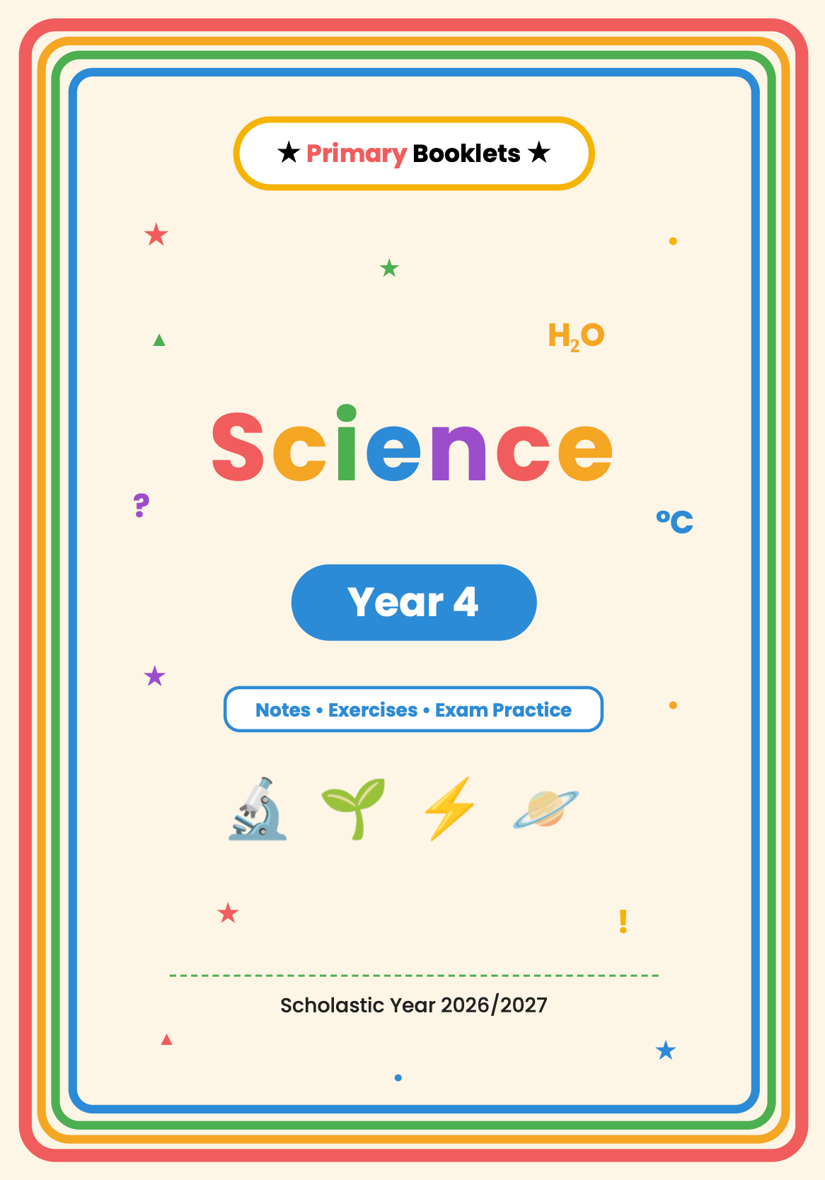 Science Notes & Exercises | Year 4