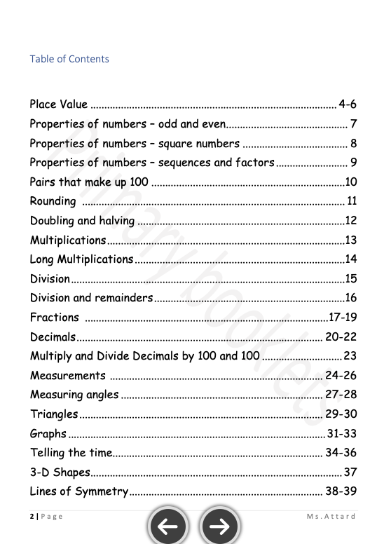 Maths, English & Maltese Revision Pack