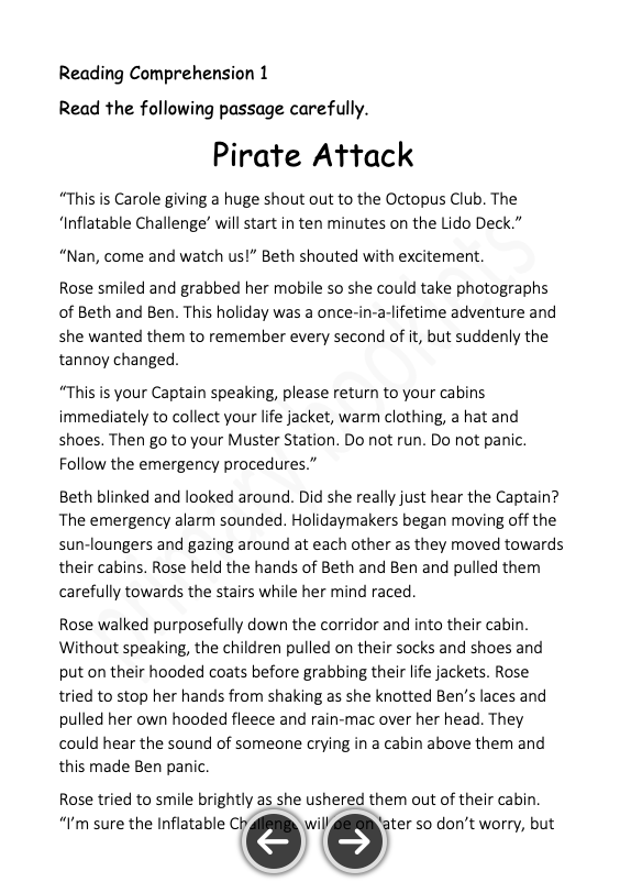 English Comprehension