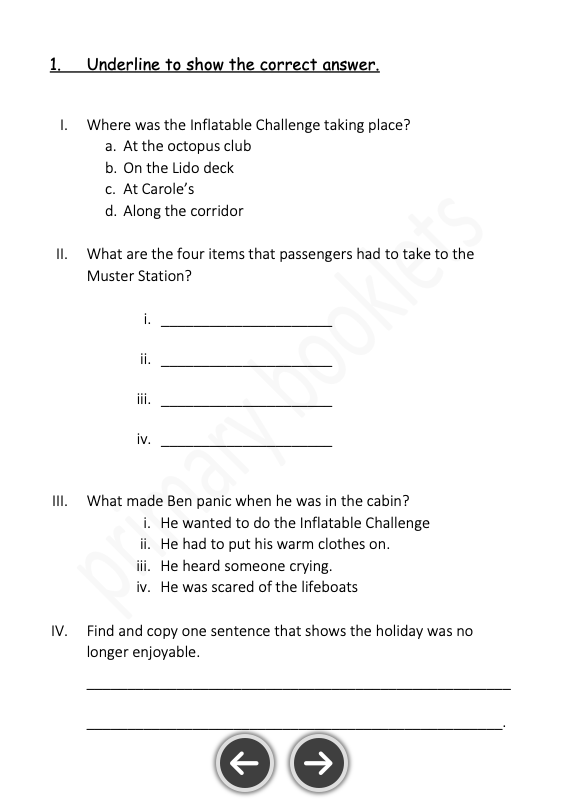 English Comprehension