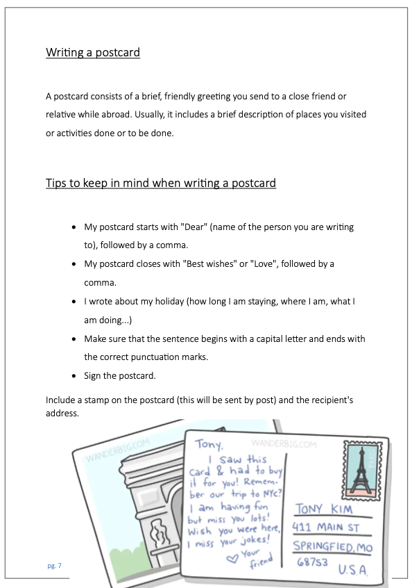 English Creative Writing year 4-6