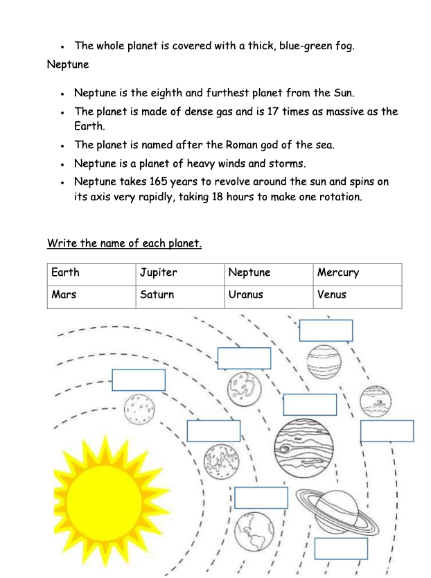 Science Notes + Exercises year 6