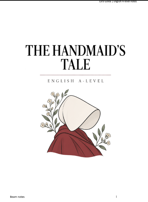 A Level English Study Pack | Complete Notes Collection