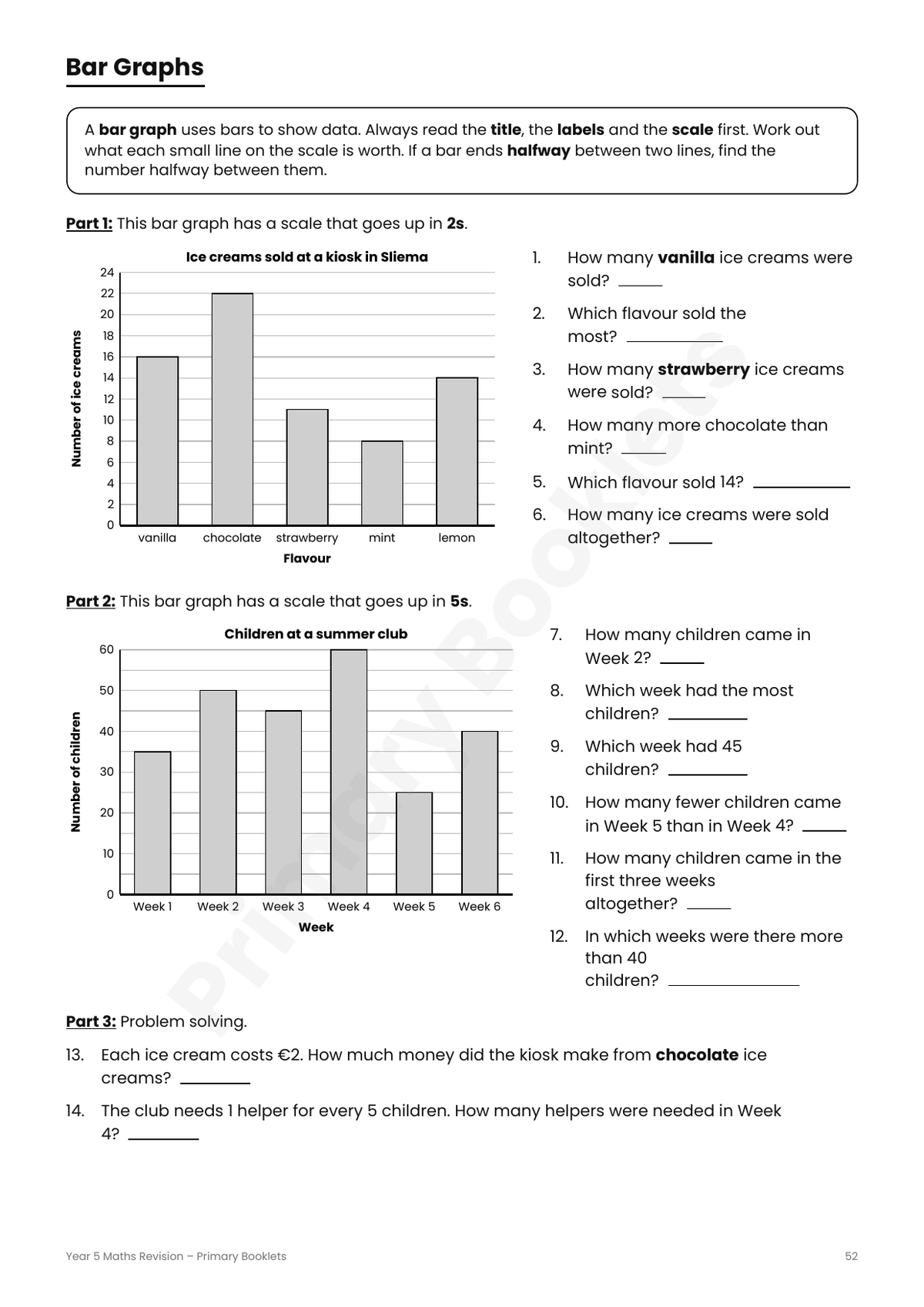 Maths Revision Booklet | Year 5