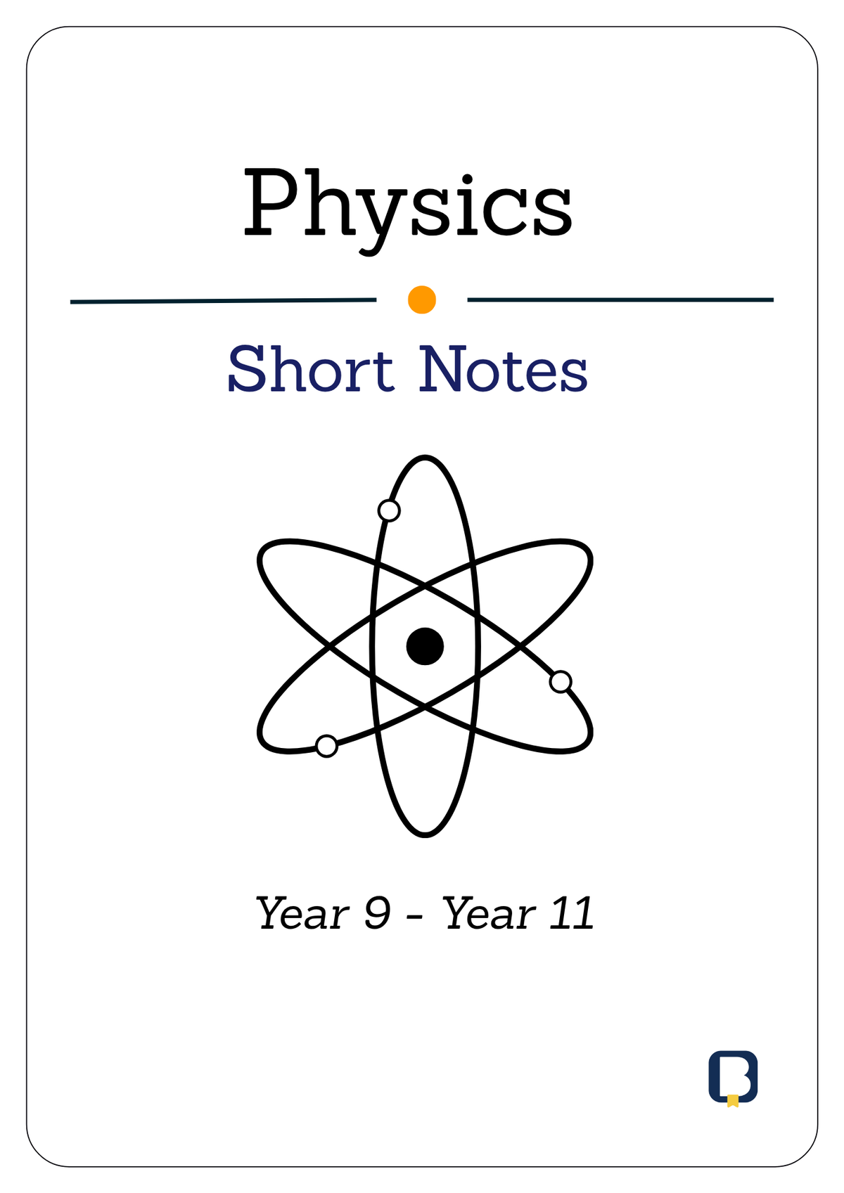 MEGA Physics Study Bundle Year 11 | O-Level Physics