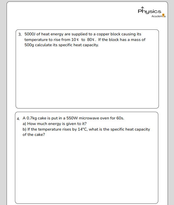 Heat Exercises